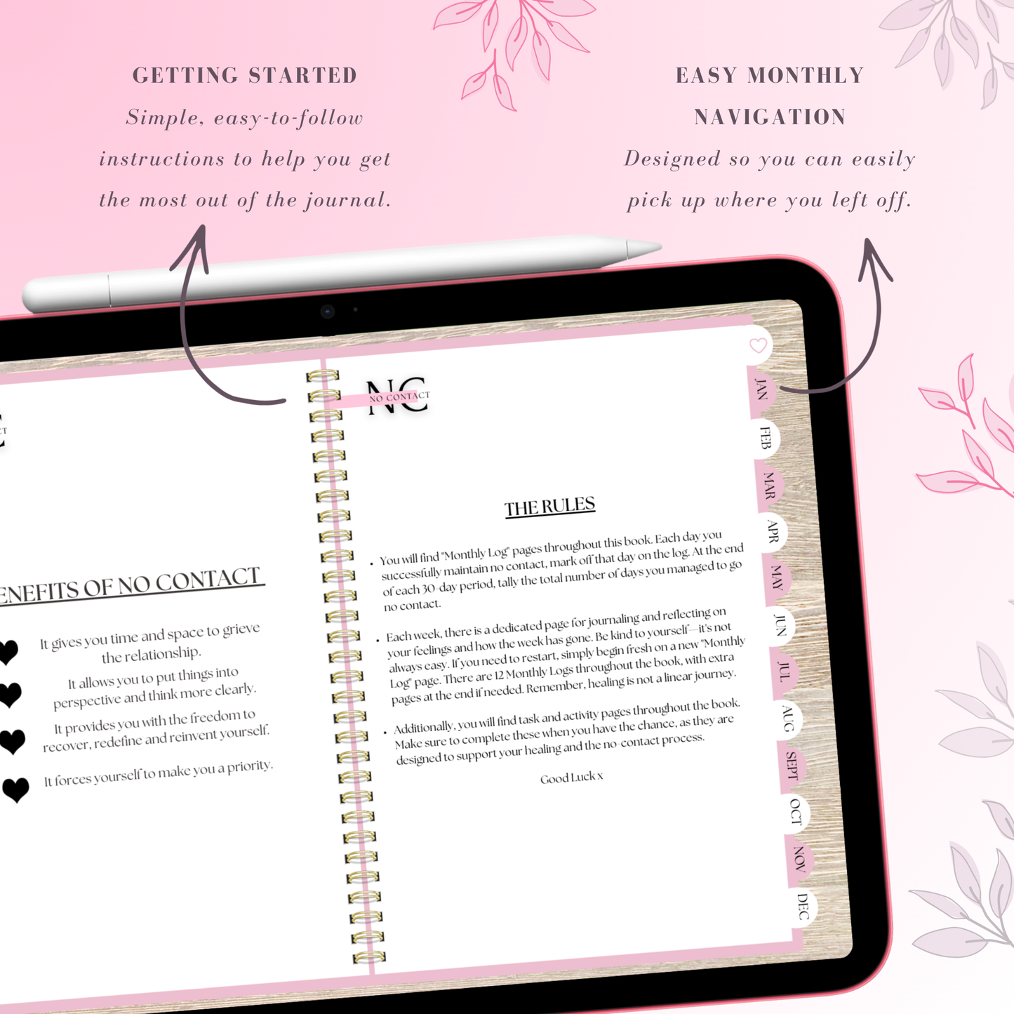 Digital No Contact Journal