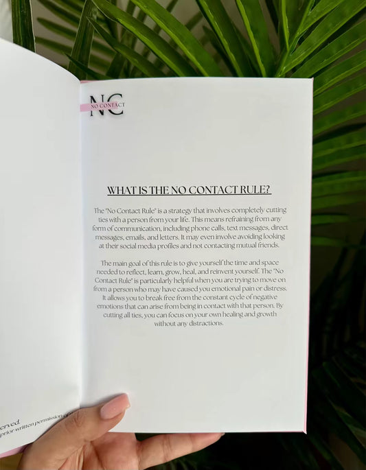 No Contact Journal - Pink and Cream Editions